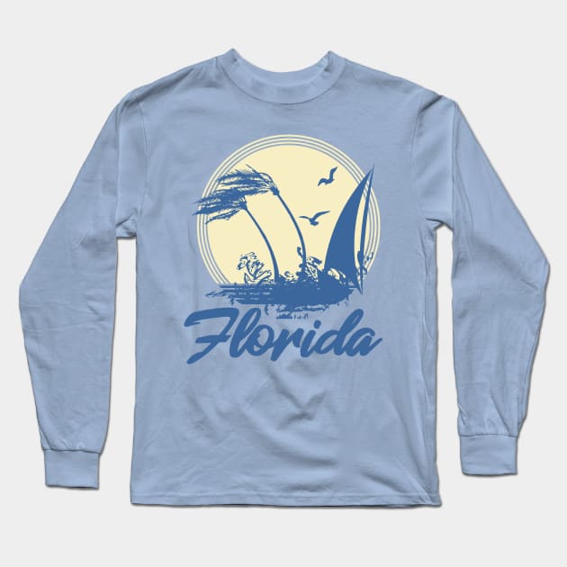 Florida Long Sleeve T-Shirt by Etopix